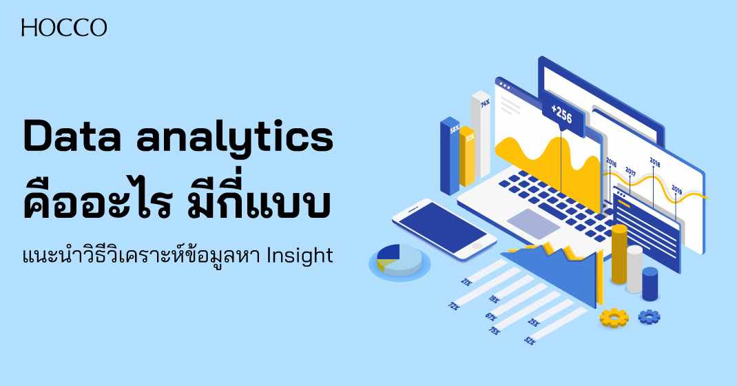 Data Analytics คืออะไร มีกี่แบบ แนะนำวิธีวิเคราะห์ข้อมูลหา Insight